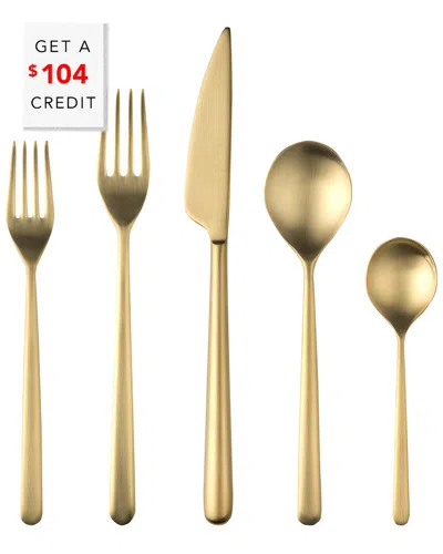 Mepra 20pc Set With $104 Credit In Gold