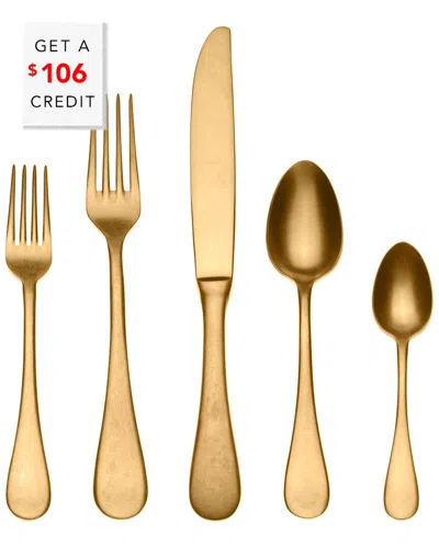 Mepra 20pc Set With $106 Credit In Gold