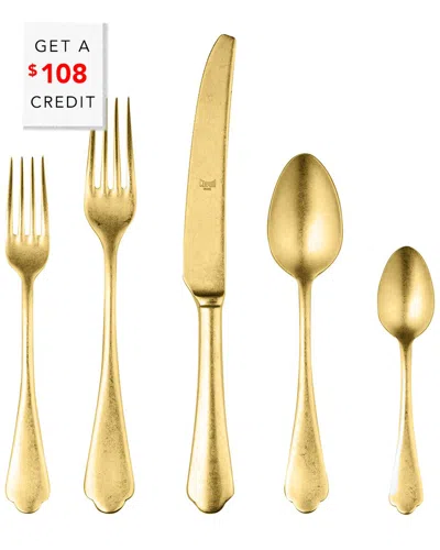 Mepra 20pc Set With $108 Credit In Gold