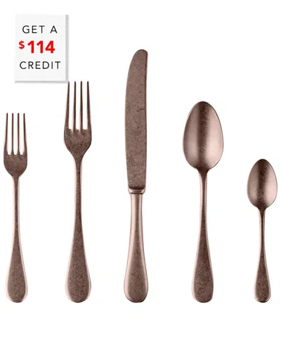 Mepra 20pc Set With $114 Credit In Brown
