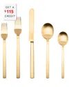 Mepra Stile Ice Oro 20-piece Flatware Set
