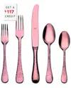 Mepra Epoque Flatware Set In Pink