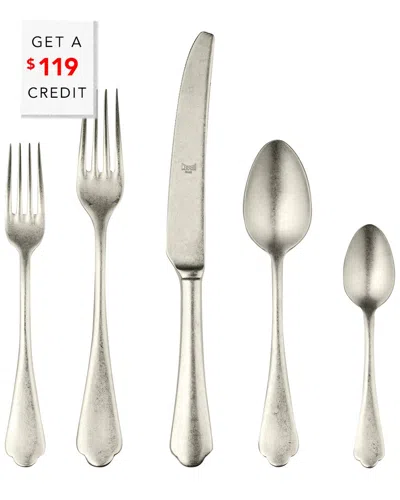Mepra 20pc Set With $119 Credit In Silver