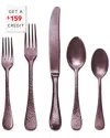 Mepra Epoque Flatware Set In Purple