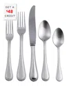 Mepra Perla Ice 5-piece Flatware Set In Silver