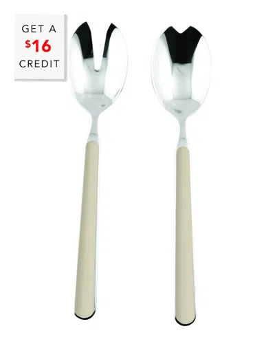 Mepra 2pc Salad Set With $16 Credit In Neutral