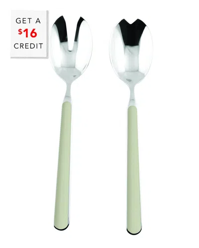 Mepra 2pc Salad Set With $16 Credit In Green