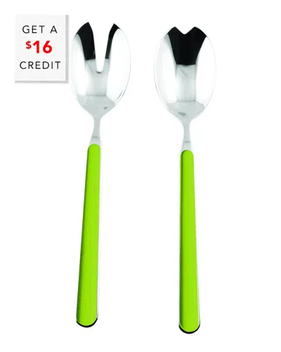 Mepra 2pc Salad Set With $16 Credit In Green