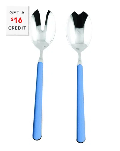 Mepra 2pc Salad Set With $16 Credit In Blue