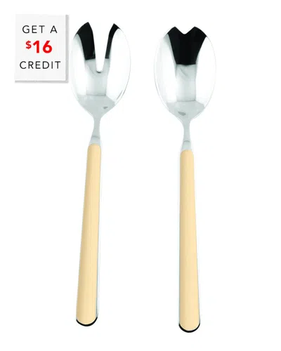 Mepra 2pc Salad Set With $16 Credit In Yellow