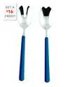 Mepra 2pc Salad Set In Silver