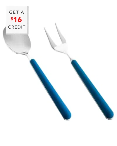 Mepra 2pc Serving Set With $16 Credit In Blue
