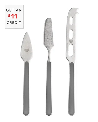 Mepra 3pc Fantasia Cheese Knives With $11 Credit In Multi