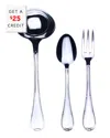 Mepra 3pc Serving Set With $25 Credit In Silver