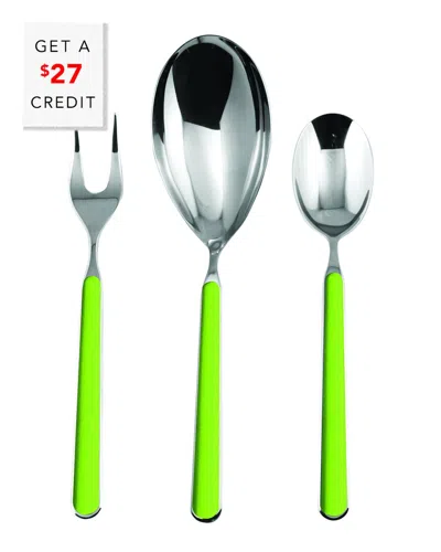 Mepra 3pc Serving Set With $27 Credit In Green