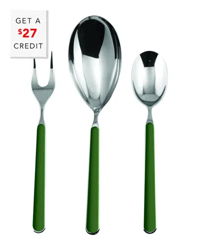 Mepra 3pc Serving Set With $27 Credit In Green