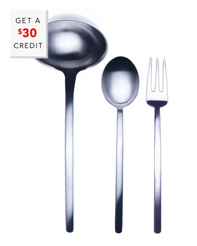 Mepra 3pc Serving Set With $30 Credit In Blue