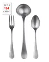 Mepra Linea 3-piece Serving Set In Silver