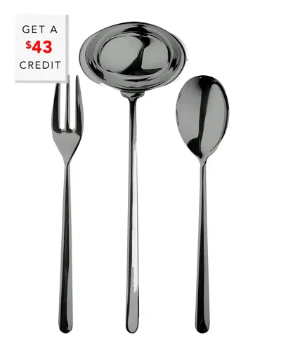 Mepra 3pc Serving Set With $43 Credit In Gray