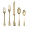 Mepra Epoque 5-piece Flatware Set In Champagne