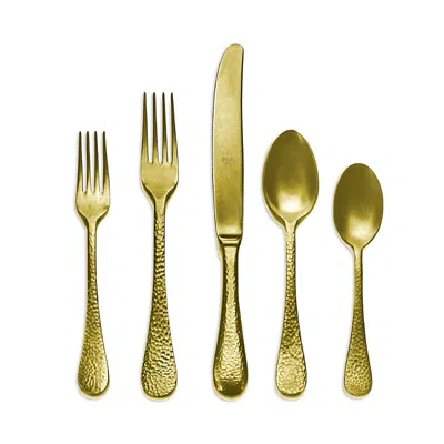 Mepra Epoque 5-piece Flatware Set In Gold