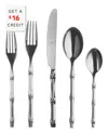 Mepra Bali Flatware Set In Gray