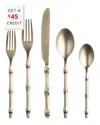 Mepra Bali Flatware Set In Gray