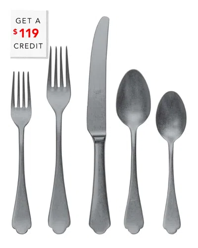 Mepra 5pc Cutlery Set With $119 Credit In Gray