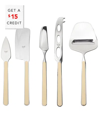 Mepra 5pc Fantasia Cheese Knives With $15 Credit In Multi