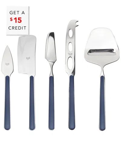 Mepra 5pc Fantasia Cheese Knives With $15 Credit In Multi