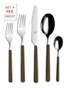 Mepra 5pc Flatware Set With $11 Credit