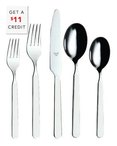 Mepra 5pc Flatware Set With $11 Credit