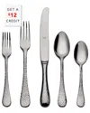 Mepra 5pc Flatware Set With $12 Credit In Silver