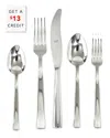 Mepra 5pc Flatware Set With $13 Credit In Silver