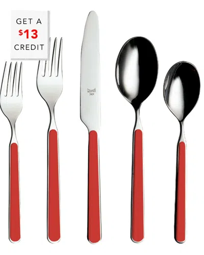 MEPRA MEPRA 5PC FLATWARE SET WITH $13 CREDIT
