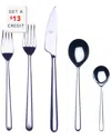Mepra 20pc Flatware Set With $43 Credit In Blue