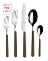Mepra 5pc Flatware Set With $13 Credit In Multi