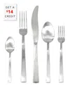 Mepra 5pc Flatware Set With $11 Credit In Silver