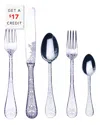 Mepra 5pc Flatware Set With $17 Credit