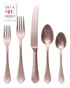 Mepra 5pc Flatware Set With $21 Credit
