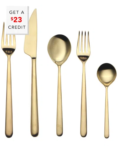 Mepra 5pc Flatware Set With $23 Credit In Nocolor