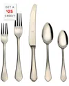 Mepra 5pc Flatware Set With $25 Credit In Silver