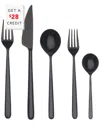 Mepra 5pc Flatware Set With $25 Credit In Black
