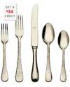 Mepra 5pc Flatware Set With $29 Credit In Neutral