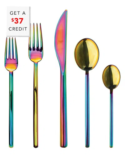 Mepra 5pc Flatware Set With $37 Credit In Multi