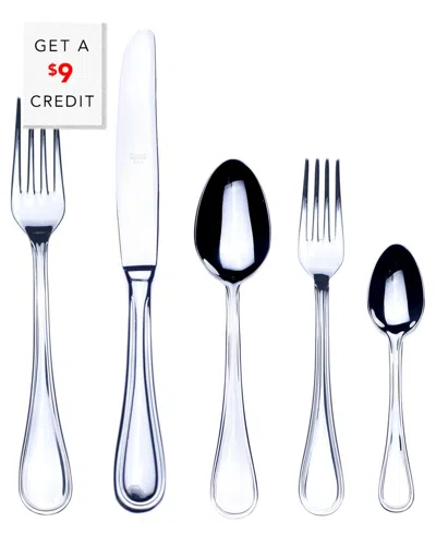 Mepra 5pc Flatware Set With $9 Credit In White