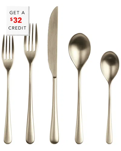 Mepra 5pc Neve Ice Flatware  Set In Metallic