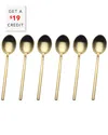 Mepra 6pc Coffee Spoon Set With $19 Credit