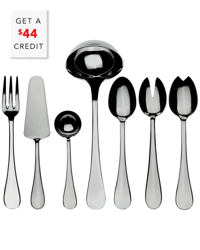 Mepra 7pc Serving Set With $44 Credit In Silver