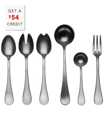 Mepra 7pc Serving Set With $54 Credit In Silver
